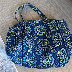 Vera Bradley Duffel - Indigo Pop